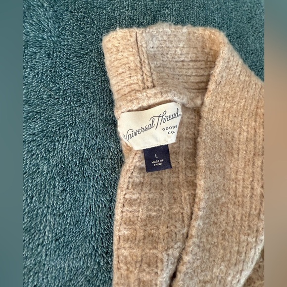 Women’s Cozy Knit Button-Down Cardigan - Universal Thread Size L - Picture 8 of 9